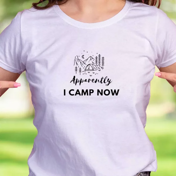 Apparently I Camp Now Thanksgiving Vintage T Shirt