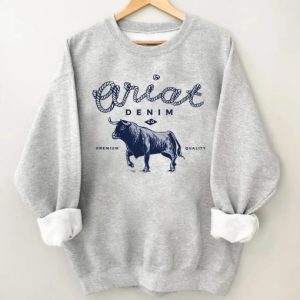 Ariat Denim Bull Cowboy Sweatshirt