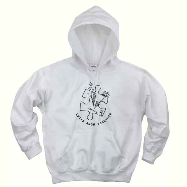 Autism Awareness Let’s Grow Together Day Earth Day Hoodie