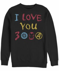 Avengers Endgame Iron Man Hand Drawn I Love You 3000 Sweatshirt 1
