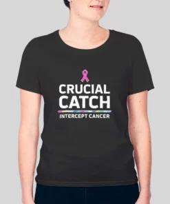 Awareness Crucial Catch Intercept Cancer Hoodie 3