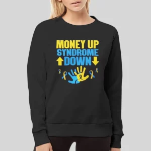 Awesome Syndrome Down Money Up Hoodie 4