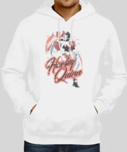 Batman Harley Quinn Airbrush Hoodie 1