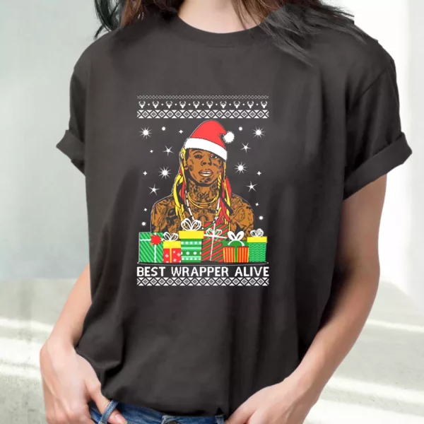 Best Wrapper Alive T Shirt Xmas Design