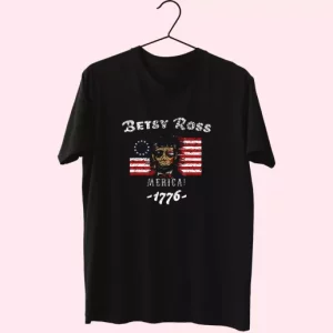 Betsy Ross American Victory 1776 Abraham Lincoln Vetrerans Day T Shirt 4