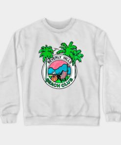 Beverly Hills Beach Club Retro Summer Design Sweatshirt 1