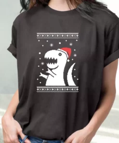 Big Trex Santa T Shirt Xmas Design 2