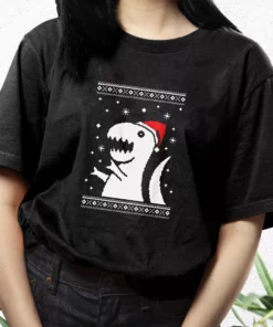 Big Trex Santa T Shirt Xmas Design 3