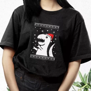 Big Trex Santa T Shirt Xmas Design 3