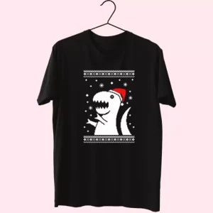 Big Trex Santa T Shirt Xmas Design 4