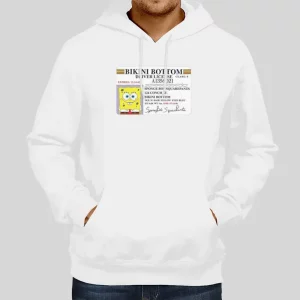 Bikini Bottom Spongebob Driver License Hoodie