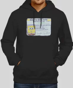 Bikini Buttom Drivers Spongebob License Hoodie 1