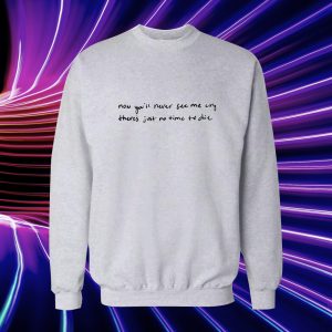 Billie Eilish Lyrics Glock Tucked Sweatshirt 1