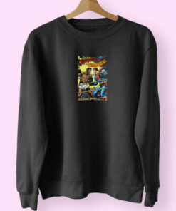 Blanc Muhammad Ali Vs Superman Parody Sweatshirt Design 2