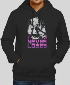 Blank Never Loses No Game No Life Hoodie 1