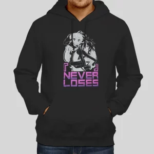 Blank Never Loses No Game No Life Hoodie 1