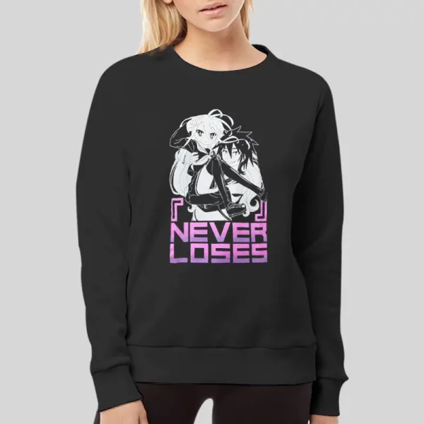 Blank Never Loses No Game No Life Hoodie