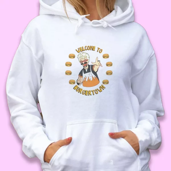 Bob Fieri Welcome To Burgertown Thanksgiving Hoodie