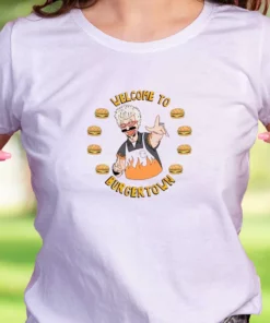 Bob Fieri Welcome To Burgertown Thanksgiving Vintage T Shirt 2