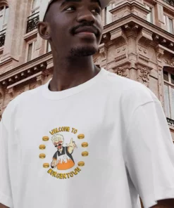 Bob Fieri Welcome To Burgertown Thanksgiving Vintage T Shirt 3