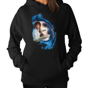 Bob Ross Galaxy Painting Graphic Bob Ross Hoodie