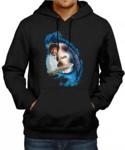 Bob Ross Galaxy Painting Graphic Bob Ross Hoodie 2