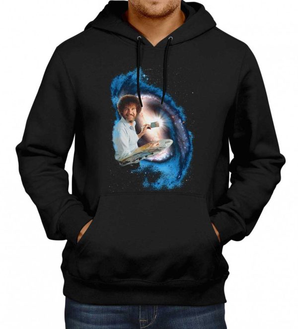 Bob Ross Galaxy Painting Graphic Bob Ross Hoodie