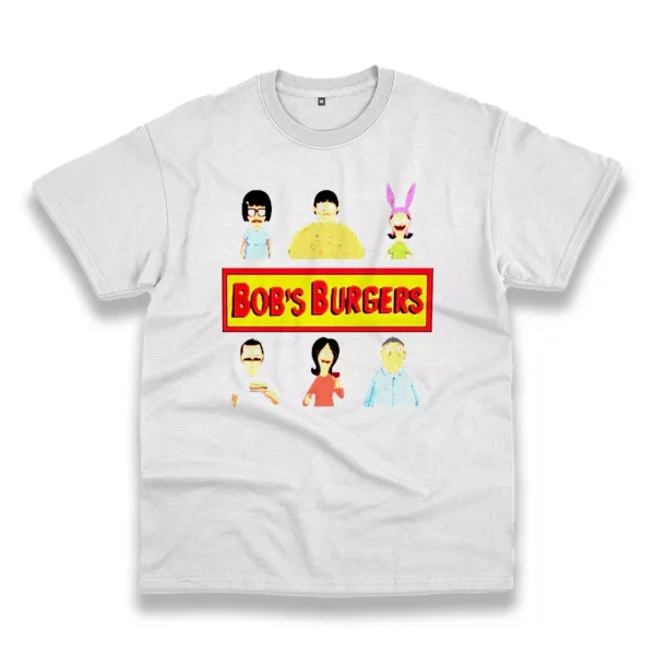 Bobs Burger Family Thanksgiving Vintage T Shirt