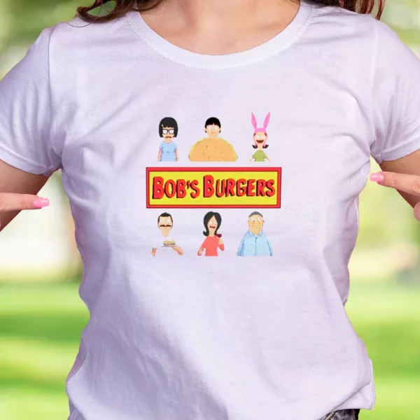 Bobs Burger Family Thanksgiving Vintage T Shirt