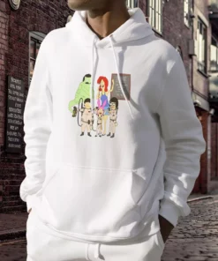 Bobs Burgers Family Ghost Hunter Thanksgiving Hoodie 2 Bobs Burgers Family Ghost Hunter Thanksgiving Hoodie 3
