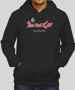 Born From Pain Brown Sicko Hoodie 1