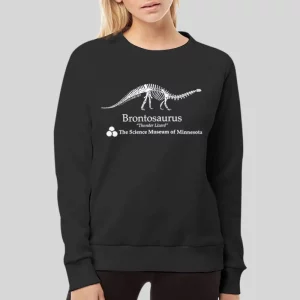 Brontosaurus Thunder Lizard Museum Of Minnesota Hoodie 4