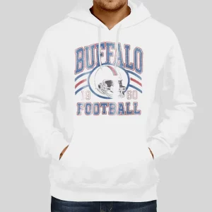 Buffalo Football Vintage Style Hoodie