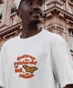 Butterfly Destroy The Patriarchy Not The Planet Casual Earth Day T Shirt 2 Butterfly Destroy The Patriarchy Not The Planet Casual Earth Day T Shirt 3