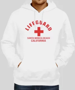 California Santa Monica Pier Lifeguard Hoodie 1