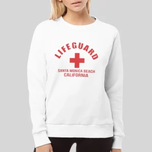 California Santa Monica Pier Lifeguard Hoodie 4