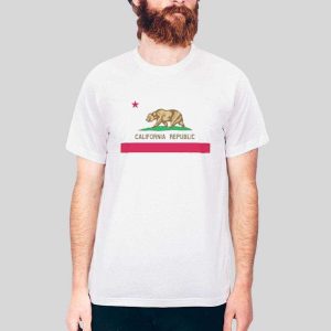 California State Flag Cali Republic T Shirt