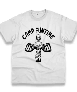 Camp Funtime Totem Pole Retro Thanksgiving Vintage T Shirt 1