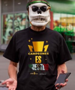 Campeones Es Nuestro Mexico Gold Cup Jersey 2023 T Shirts 1