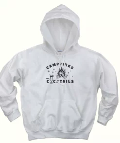 Campfire And Cocktails Thanksgiving Hoodie 1