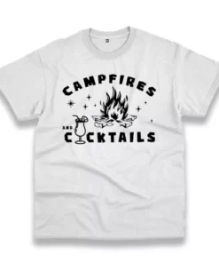 Campfire And Cocktails Thanksgiving Vintage T Shirt 3 Campfire And Cocktails Thanksgiving Vintage T Shirt 4