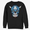 Captain America Face Sweatshirt