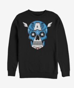 Captain America Face Sweatshirt 1