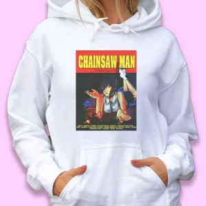 Chainsaw Man Pulp Fiction Thanksgiving Hoodie