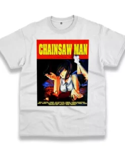 Chainsaw Man Pulp Fiction Thanksgiving Vintage T Shirt 4