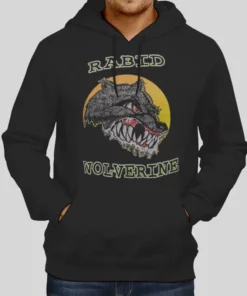 Chris Benoit Wwf Rabid Wolverine Hoodie 1