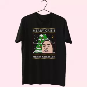 Christine Sydelko Merry Crimus Crisis Chrysler Christmas T Shirt Xmas Design 4