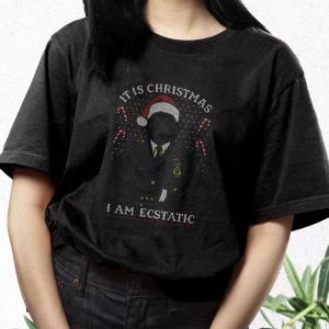 Christmas Captain Raymond Holt I Am Ecstatic T Shirt Xmas Design 3