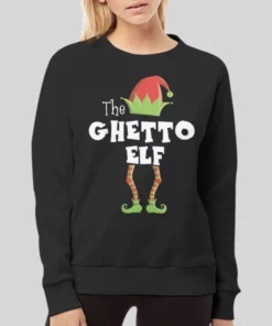 Christmas Elf The Ghetto Hoodies 4