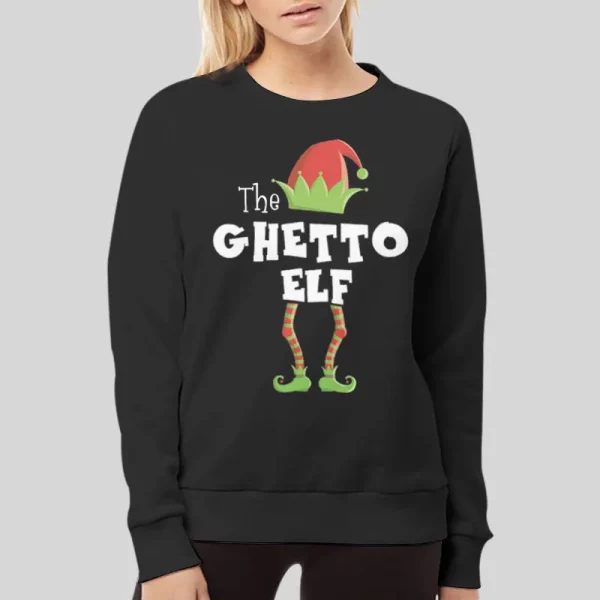 Christmas Elf The Ghetto Hoodies